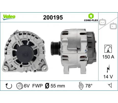 Alternátor VALEO 200195