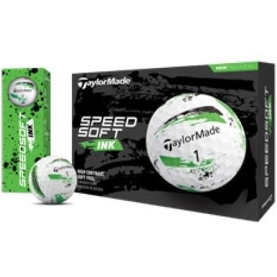 TaylorMade SpeedSoft bílé/zelené 12 ks