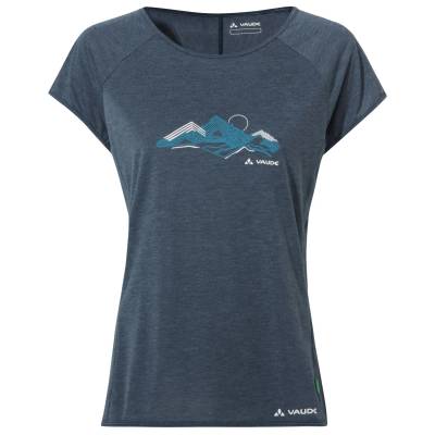 Дамска спортна тениска Vaude Women's Tekoa T-Shirt II Sport shirt - Dark Sea / White - размер 46 (EU) (916-5803-0317)