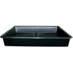 Garland Тава за саксии Garden Tray, черна, квадратна 80x80x12cm