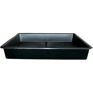 Garland Тава за саксии Garden Tray, черна, квадратна 80x80x12cm