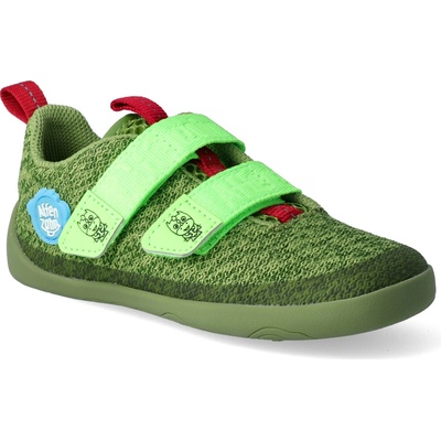 Affenzahn minimal lowcut knit velcro dragon detska barefoot obuv