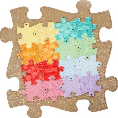 MUFFIK Ortopedická podložka Puzzles in Puzzle, béžová MFK-113-07
