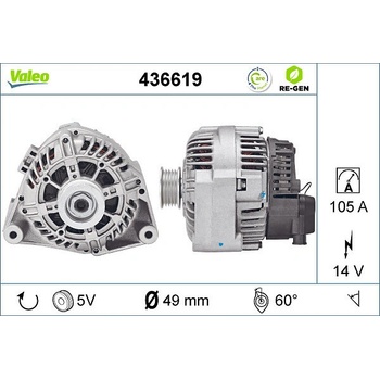 generátor VALEO 436619