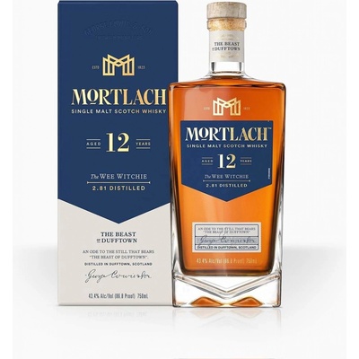 Mortlach 12y 43,4% 0,7 l (kartón)