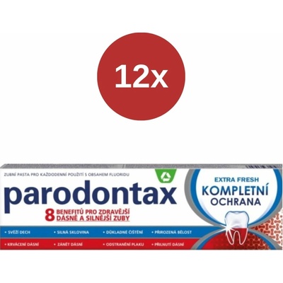 Parodontax Kompletná ochrana EXTRA FRESH 12 x 75 ml