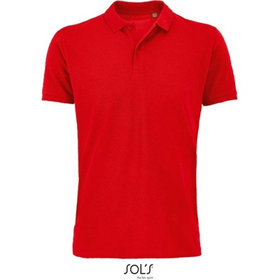 Sol's Planet Men pánske polo z bio bavlny červené