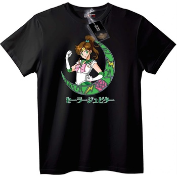 NOONEBRAND Тениска Sailor Jupiter Аниме - 7XL, Black