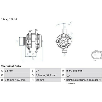 Generátor BOSCH 0 986 084 590
