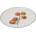 Kitchen goods ЧИНИЯ ПОРЦЕЛАН 874449 Ø20.2х2.3см БЯЛА С ДОМАТИ (874449)