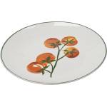 Kitchen goods ЧИНИЯ ПОРЦЕЛАН 874449 Ø20.2х2.3см БЯЛА С ДОМАТИ (874449)