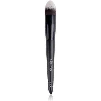 Brushworks Tapered Precision Buffing Brush Четка за грим тип NO. 4