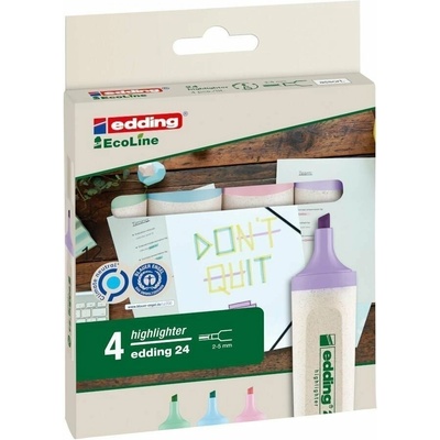 Edding 24 EcoLine Pastel 4 ks