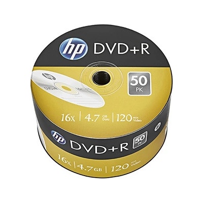 HP DVD+R 4.7GB 16x, bulk, 50ks (DRE00070-3)