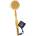 LifoPlus Wooden Massage Body Brush with Handle Аксесоари 1pcs