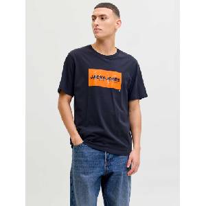 JACK & JONES Тениска jjcole print tee ss crew neck (122884924896774)