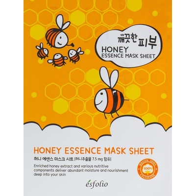 Esfolio Pure Skin Honey Essence Mask Sheet Textílna maska na báze medu 25 ml