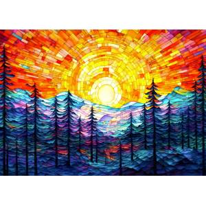 Enjoy - Puzzle Glorious Sunset - 1 000 piese