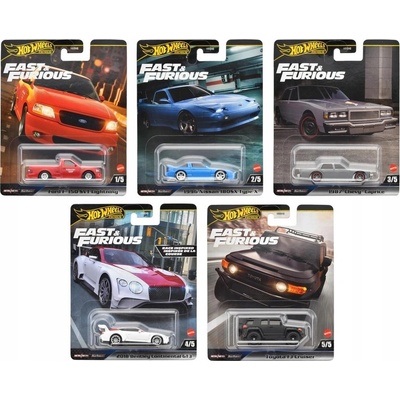 Mattel Hot Wheels PREMIUM FAST & FURIOUS sada 5 aut HNW46-979H