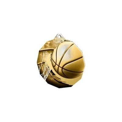 Poháry Bauer Kovová medaile MDMR03M02 Basketball