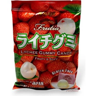 Kasugai Lychee Gummy Candy s príchuťou liči 102 g