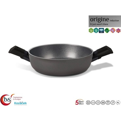 TVS Pánev nepřilnavá 2 ucha ORIGINE indukce 28 cm