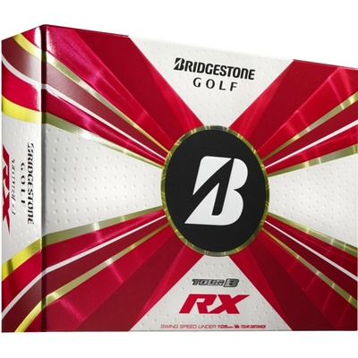 Bridgestone Golf Golfové Míčky TOUR B RX 12ks, Bílé