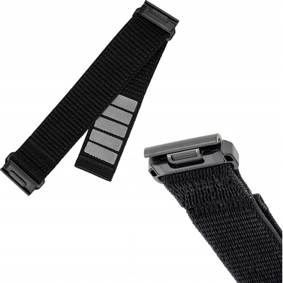 FIXED Nylon Sporty Strap na Garmin QuickFit 26mm FIXNST2-QF26MM-BK černý – Zboží Živě