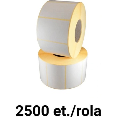 ZINTA Ролка полугланцови етикети ZINTA 100x70mm, Liner with Perforation, 2500 ет. /ролка (100X70X2500-SGP-PF)