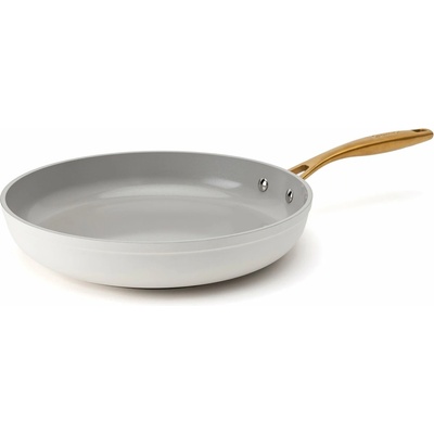Elmich Nepřilnavá keramická pánev Zen 26 cm - krémovo zlatá