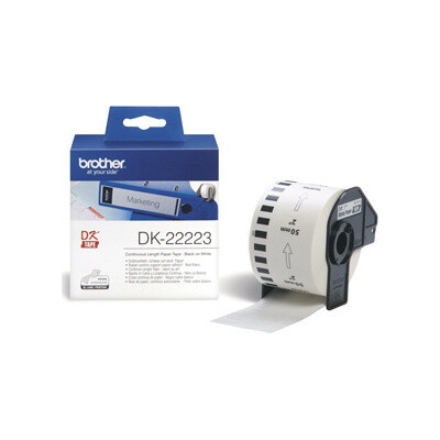 rolka BROTHER DK22223 Continuous Paper Tape (Biela