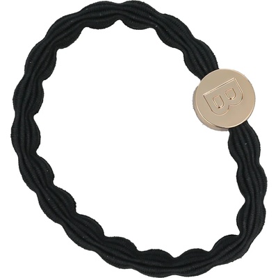 By Eloise London Letter Charms Gold Ластик за коса цвят B Black