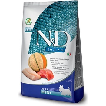 N&D Ocean Adult Mini cod, salmon and cantaloupe melon 7 kg