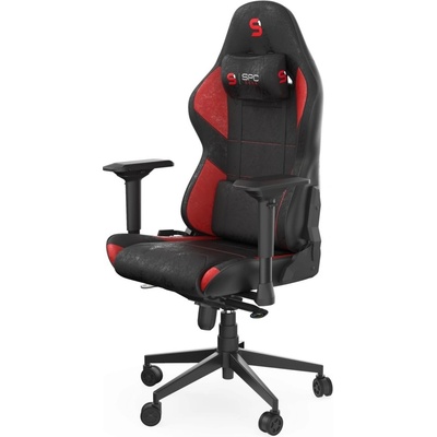 SPC Gear SR600 RD imitace kůže černočervená SPG085