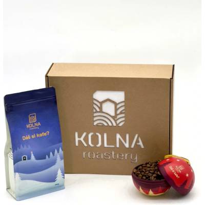 nonage Vianočná sada káva sáčok 250 g + káva ozdoba 100 g