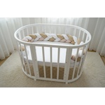 Babyhome плетен обиколник за кошара 330 см. Цвят БЕЖЕВ