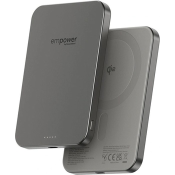 Panzer Портативна батерия PanzerGlass - Rotate Stand, 5 000mAh, Titanium (5715685028366)