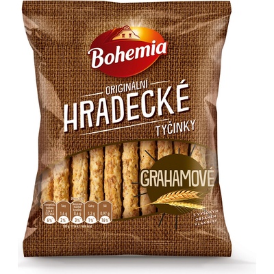 Bohemia Hradecké tyčinky grahamové 90 g