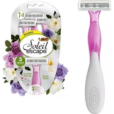 BIC САМОБРЪСНАЧКА soleil escape 3 МОМ. СЪЛЗА/РОЗА БЛ3 bic (bic 526889)