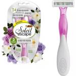 BIC САМОБРЪСНАЧКА soleil escape 3 МОМ. СЪЛЗА/РОЗА БЛ3 bic (bic 526889)