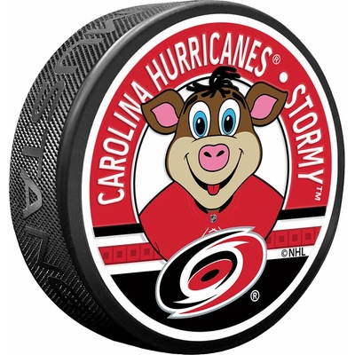 Mustang Puk Carolina Hurricanes NHL Stormy Mascot Textured Puck