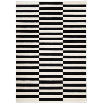 Hanse Home Черно-бял двустранен ръчно изработен вълнен килим 160x230 cm Donna - Hanse Home (106207-160x230)