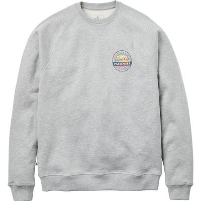 Passenger Мъжки пуловер Passenger Odyssey Organic Cotton Sweater Jumper - Mid Grey Marl - размер XXL (017-4301-0115)