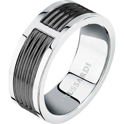 Trussardi ocelový prsten pro muže T Steel TJAXV570