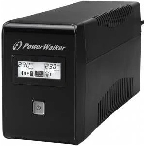 PowerWalker PowerWalker VI 850 LCD UPS 850VA/480W 850VA/480W Line-Interactive with 2x Schuko outlet