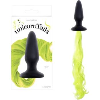 Image 1 of Анален плъг, опашката на еднорога - Unicorn Tails, Yellow (NSTOYS0529)