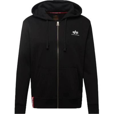 Alpha Industries mikina Basic Small Logo Zip černá