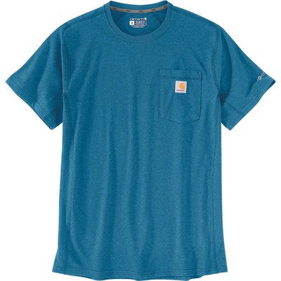 Carhartt Мъжка тениска Carhartt Force Pocket S/S T-Shirt - Dark Horizon Blue Heather - размер XXL (216-5775-0715)