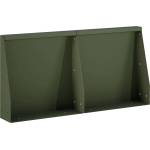 vidaXL Задържащи стени 2 бр. 40 x 12 x 30 см Стомана Маслиненозелено (8015244)