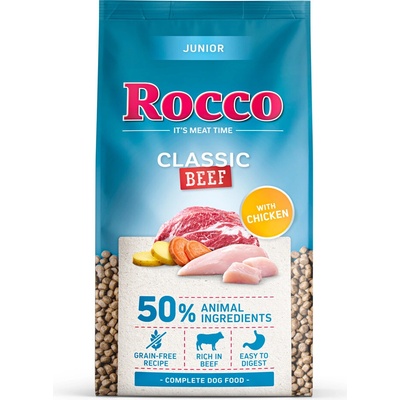 Rocco Junior Classic hovädzie s kuracím 2 x 10 kg